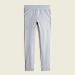 J. Crew High-rise 7/8 leggings in Heather Platinum